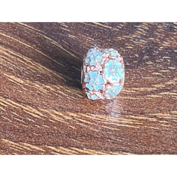 Pandora authentic rose white primerose meadow charm. jewelry bracelet - Picture 3 of 5